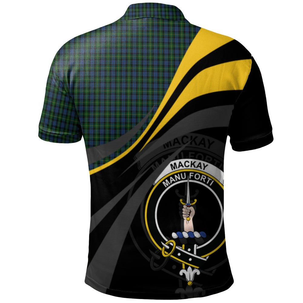MacKay Bonner Tartan Polo Shirt - Royal Coat Of Arms Style
