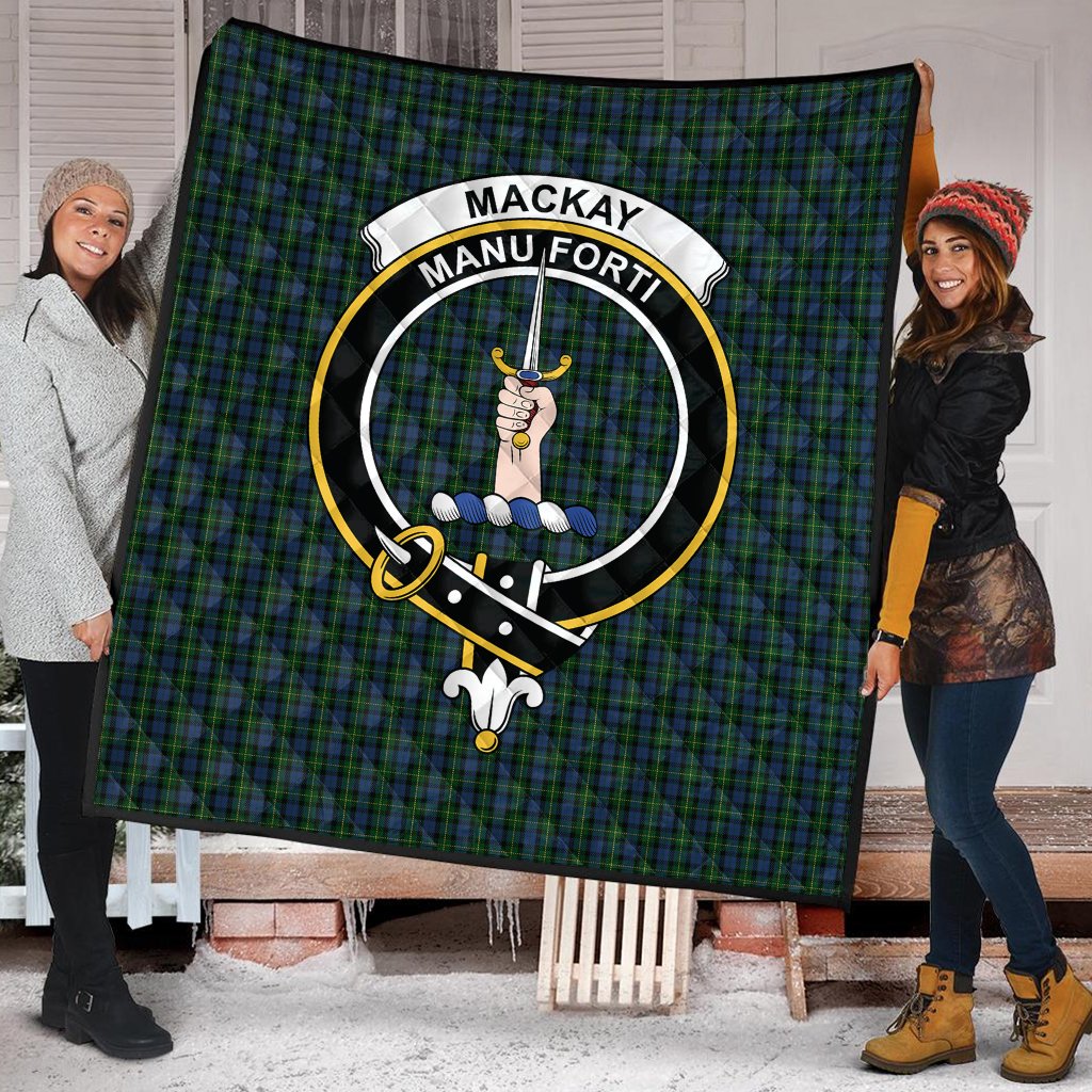 MacKay Bonner Tartan Crest Quilt