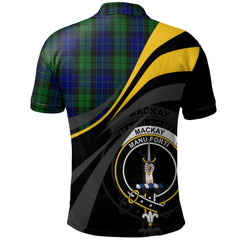 MacKay Logan Tartan Polo Shirt - Royal Coat Of Arms Style