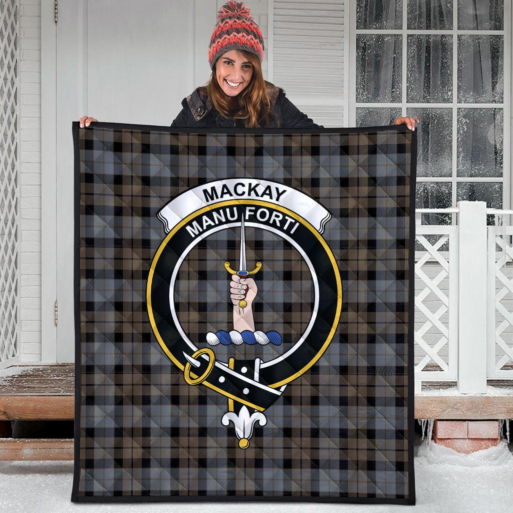 MacKay Weathered Tartan Crest Quilt