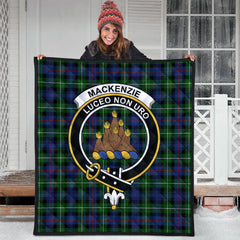 MacKenzie Modern Tartan Crest Quilt