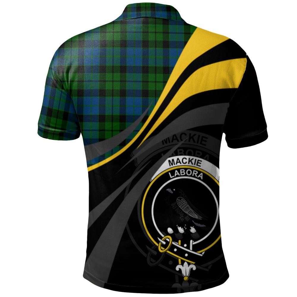 MacKie Tartan Polo Shirt - Royal Coat Of Arms Style