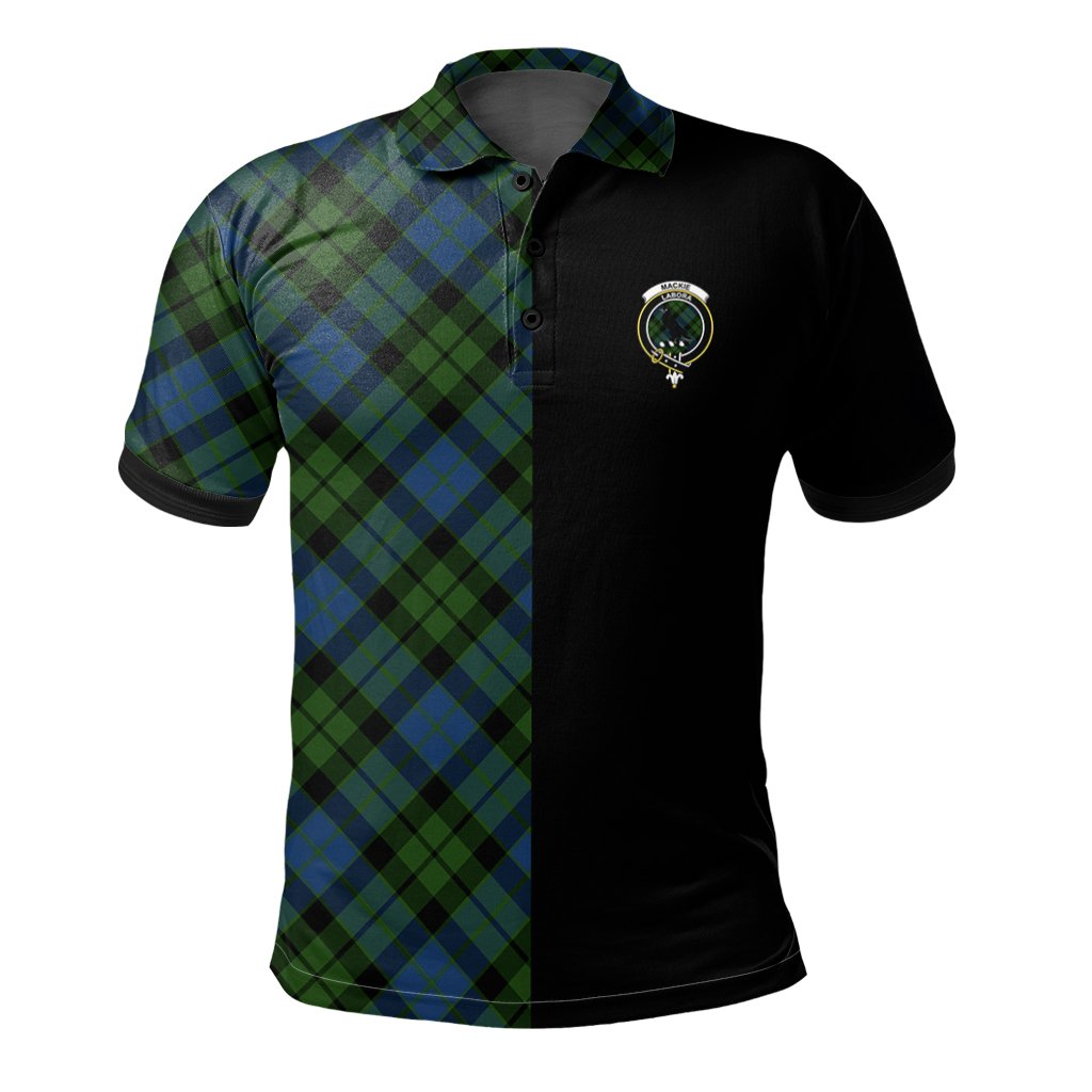 MacKie Tartan Polo Shirt Half of Me - Cross Style