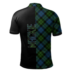 MacKie Tartan Polo Shirt Half of Me - Cross Style