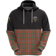 MacKinnon Ancient Clan Half Of Tartan Hoodie