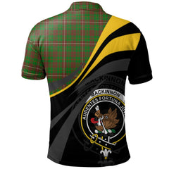 MacKinnon Hunting Modern Tartan Polo Shirt - Royal Coat Of Arms Style