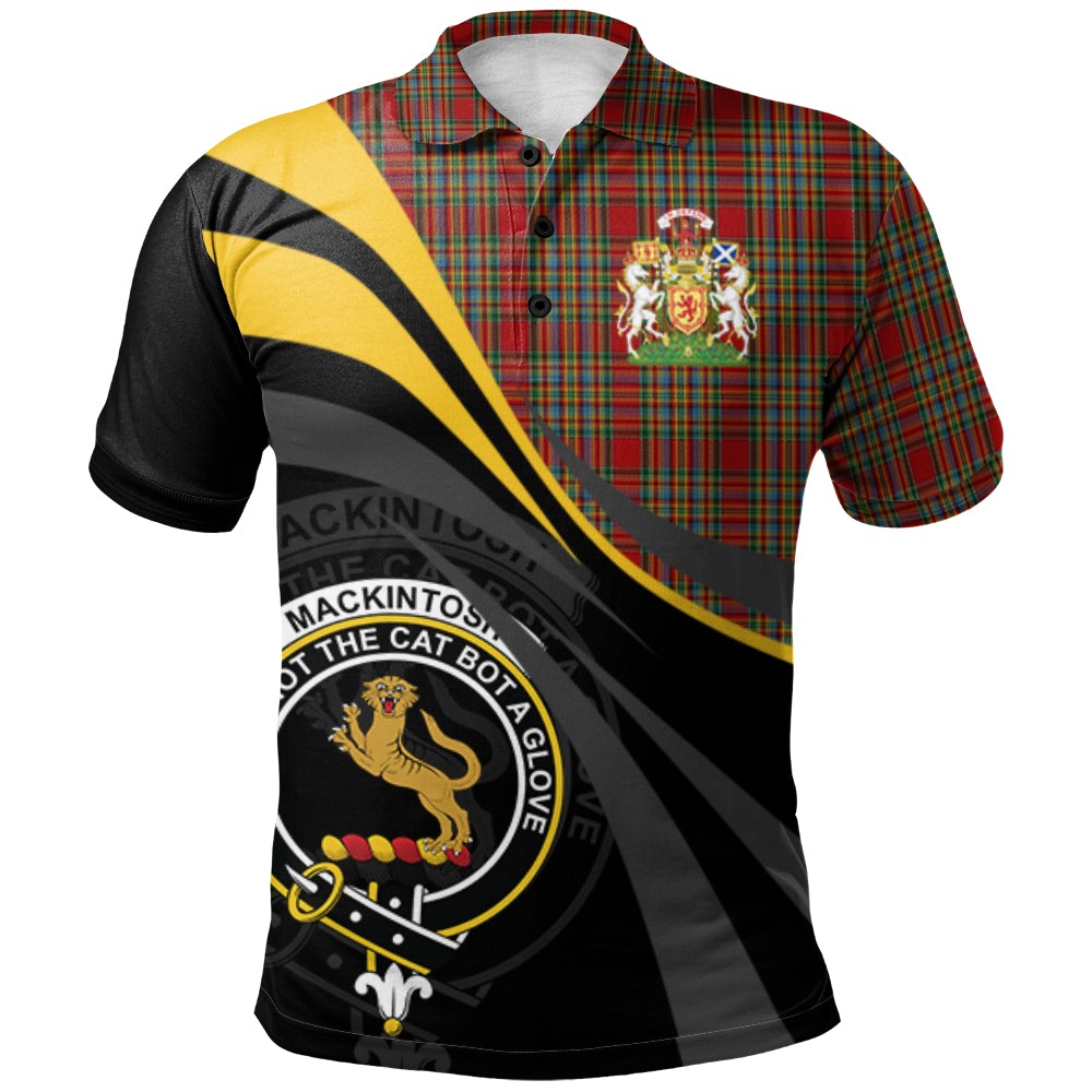 MacKintosh 03 Tartan Polo Shirt - Royal Coat Of Arms Style