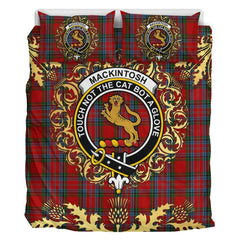 MacKintosh 04 Tartan Crest Bedding Set - Golden Thistle Style