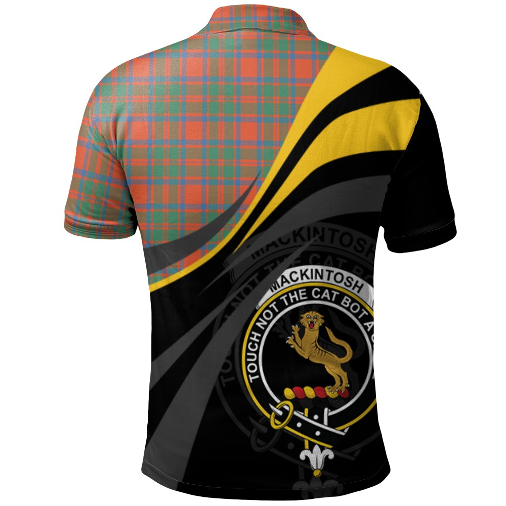 MacKintosh Ancient Tartan Polo Shirt - Royal Coat Of Arms Style