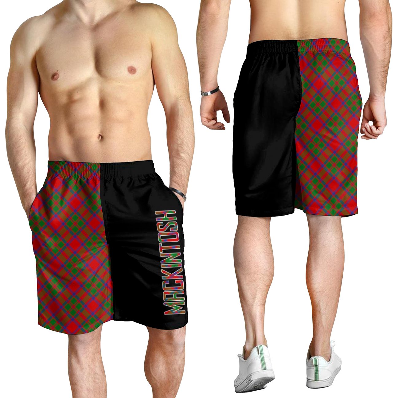 MacKintosh Modern Tartan Crest Men's Short - Cross Style
