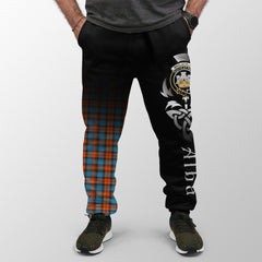 MacLachlan Ancient Tartan Crest Jogger Sweatpants - Alba Celtic Style