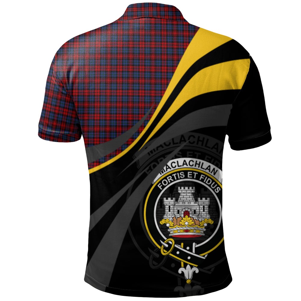 MacLachlan 02 Tartan Polo Shirt - Royal Coat Of Arms Style