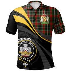 MacLachlan 03 Tartan Polo Shirt - Royal Coat Of Arms Style