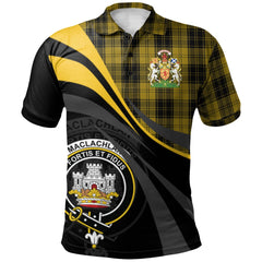 MacLachlan 04 Tartan Polo Shirt - Royal Coat Of Arms Style