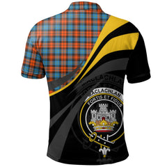 MacLachlan Ancient Tartan Polo Shirt - Royal Coat Of Arms Style