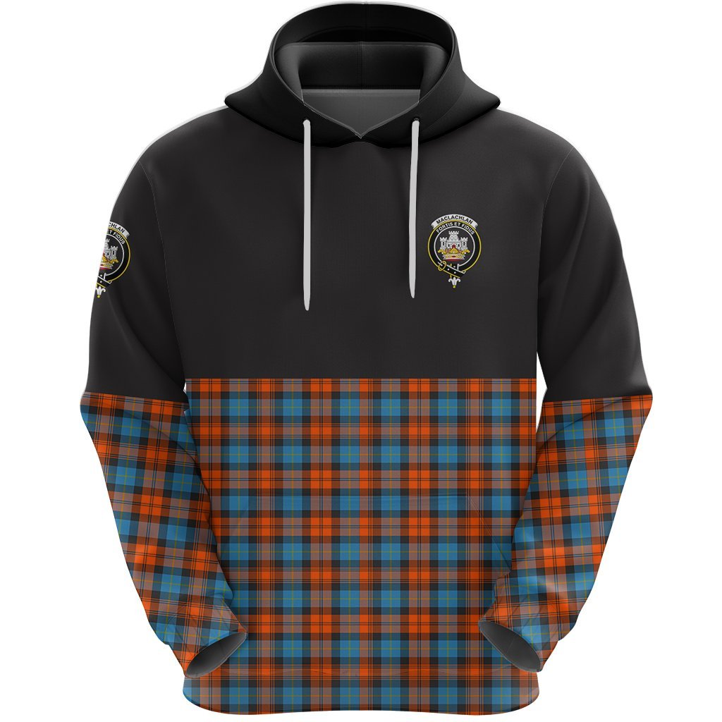 MacLachlan Ancient Clan Half Of Tartan Hoodie