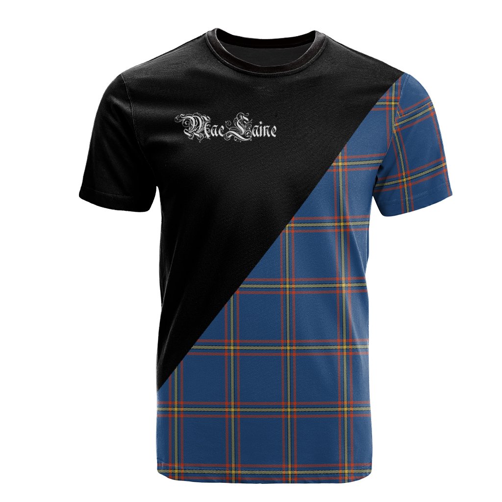MacLaine of Loch Buie Hunting Ancient Tartan - Military T-Shirt