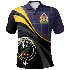 MacLaine of Lochbuie Tartan Polo Shirt - Royal Coat Of Arms Style