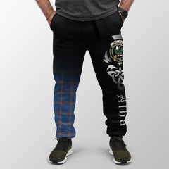 MacLaine Of Loch Buie Hunting Ancient Tartan Crest Jogger Sweatpants - Alba Celtic Style