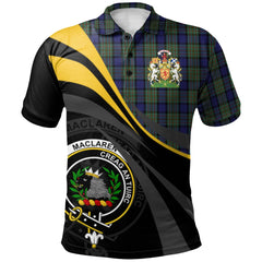 MacLaren 01 Tartan Polo Shirt - Royal Coat Of Arms Style
