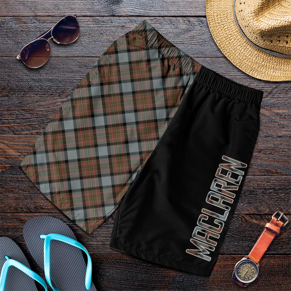 MacLaren Weathered Tartan Crest Men's Short - Cross Style
