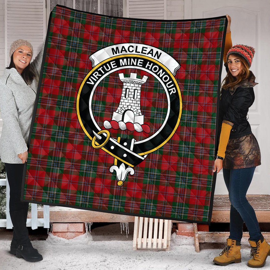 MacLean Tartan Crest Quilt