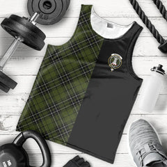 MacLean Hunting Tartan Crest Men's Tank Top - Cross Style