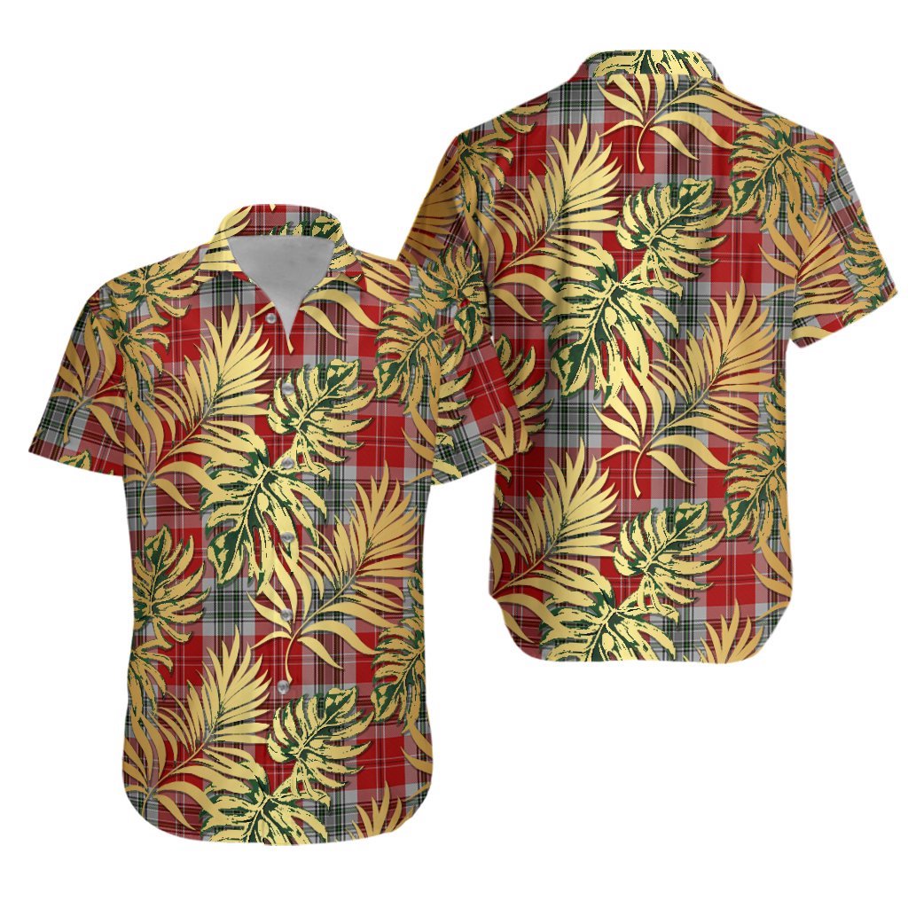 MacLean of Duart Dress 02 Tartan Vintage Leaves Hawaiian Shirt