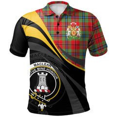 MacLean of Duart Modern Tartan Polo Shirt - Royal Coat Of Arms Style