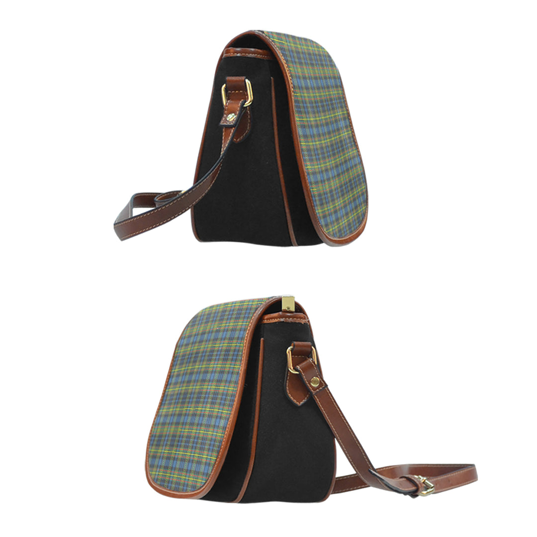MacLellan Ancient Tartan Saddle Handbags