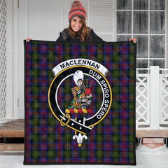 MacLennan Tartan Crest Quilt