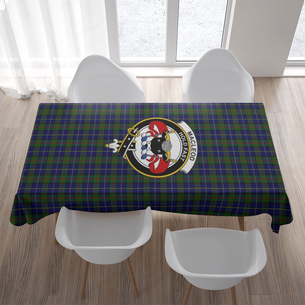 MacLeod Tartan Crest Tablecloth