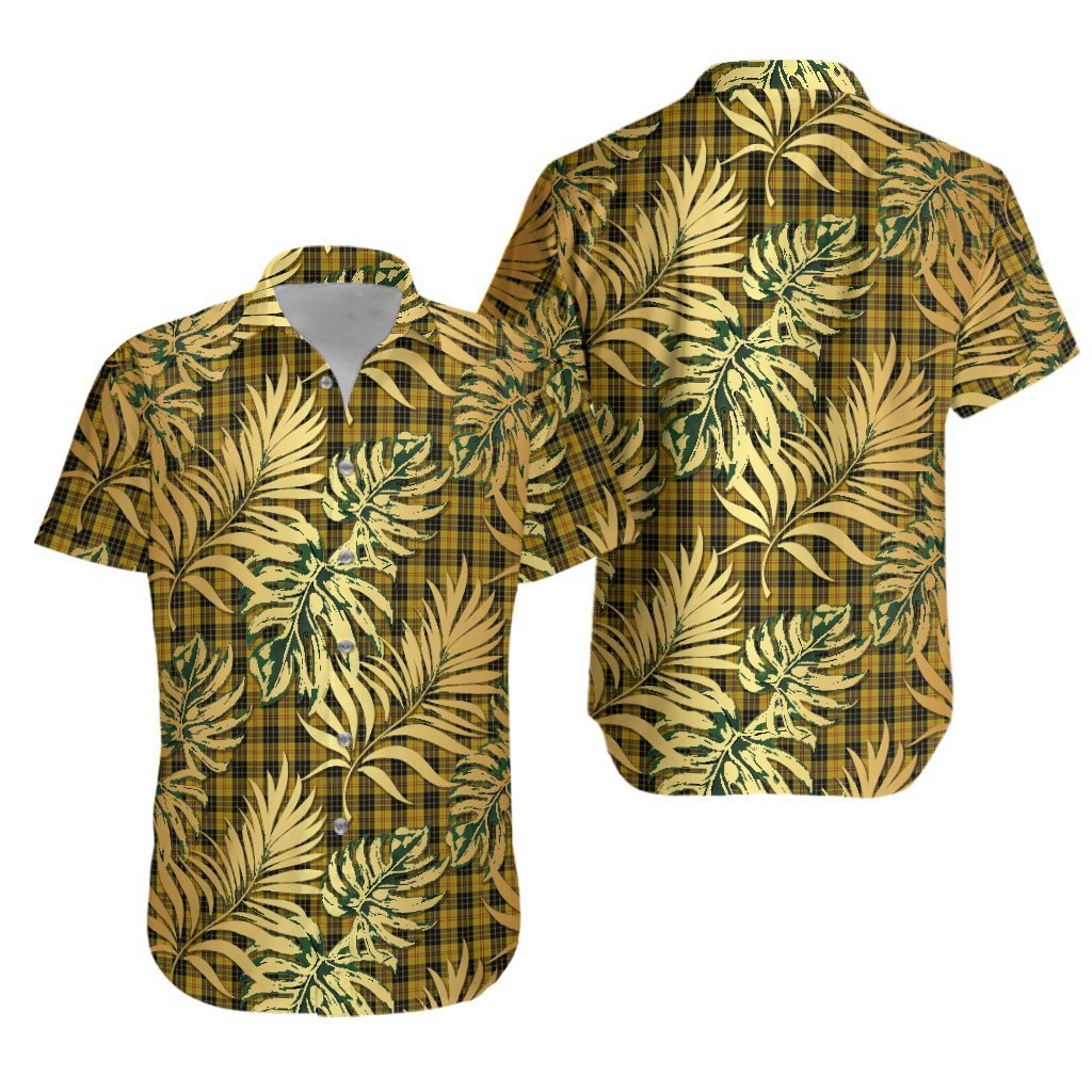 MacLeod 03 Tartan Vintage Leaves Hawaiian Shirt