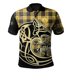MacLeod of Lewis Ancient Tartan Polo Shirt Viking Wolf