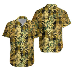 MacLeod of Lewis Vestiarium Scoticum Tartan Vintage Leaves Hawaiian Shirt