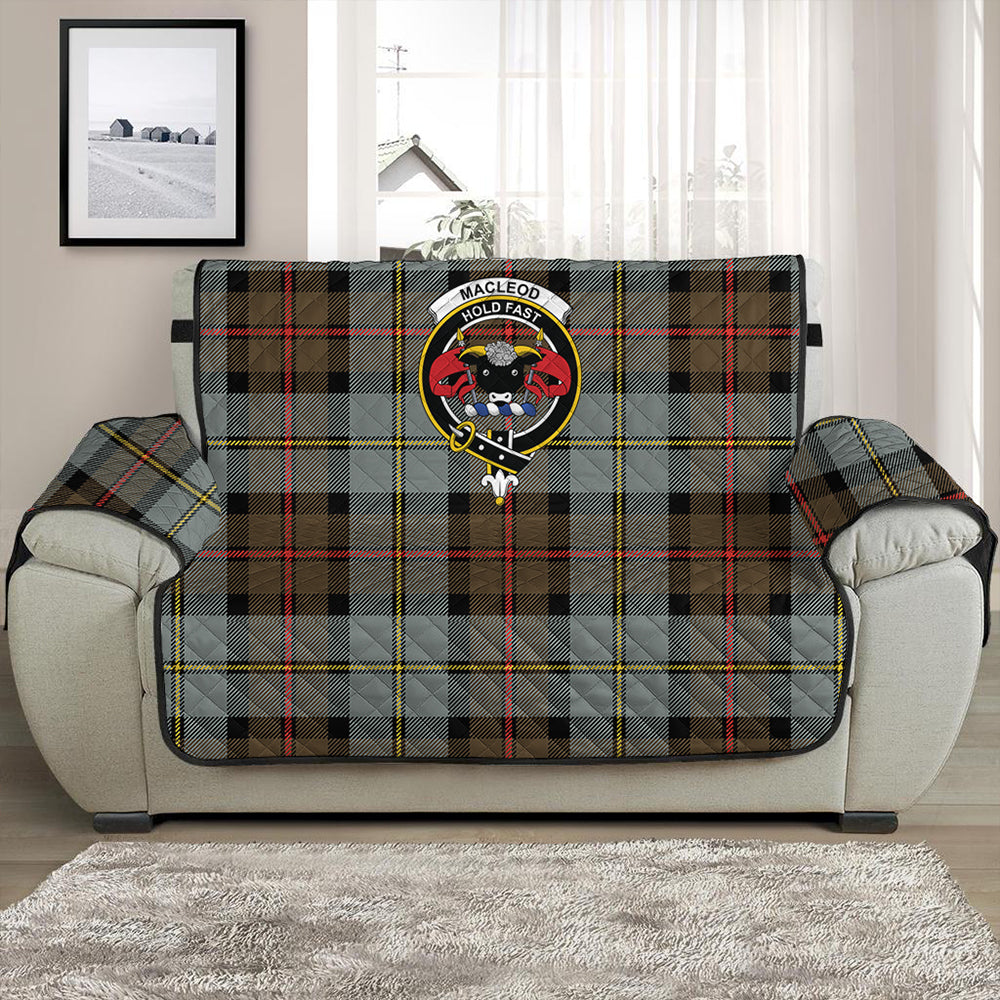 MacLeod of Harris Weathered Tartan Crest Sofa Protector
