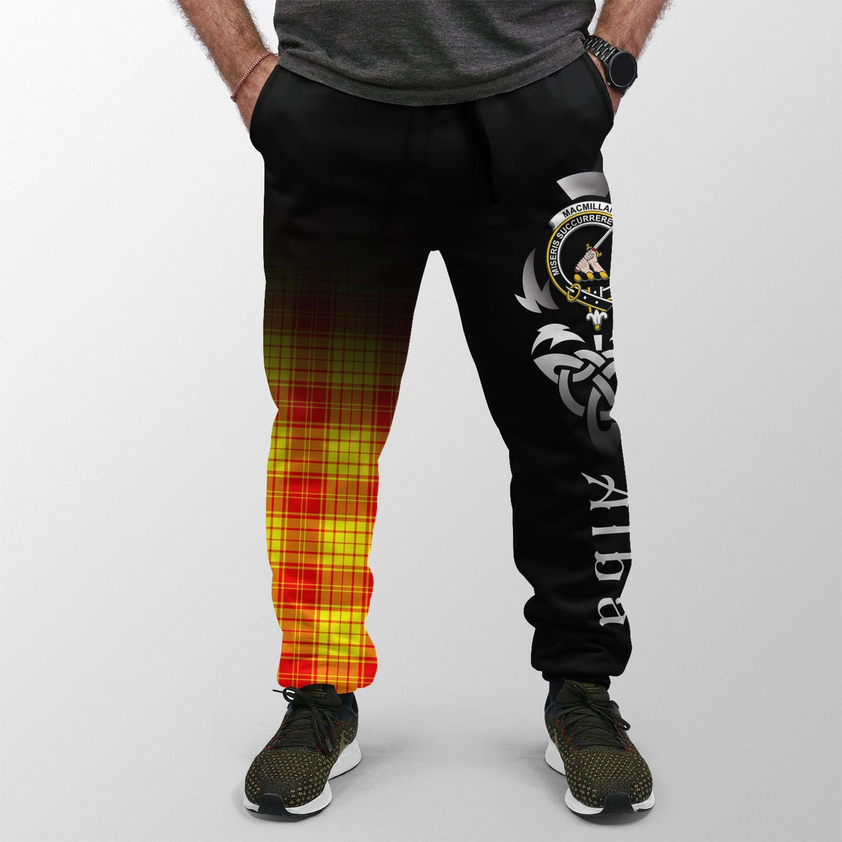 MacMillan Tartan Crest Jogger Sweatpants - Alba Celtic Style