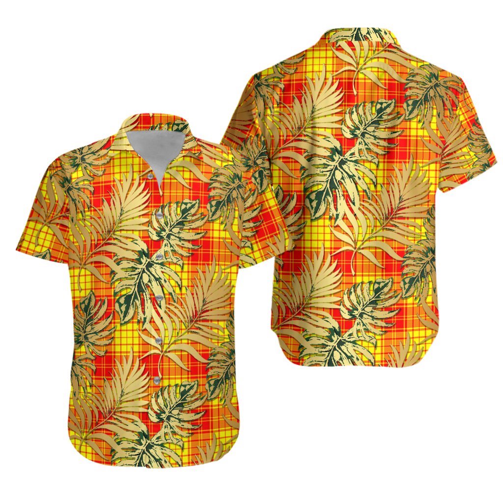MacMillan 01 Tartan Vintage Leaves Hawaiian Shirt
