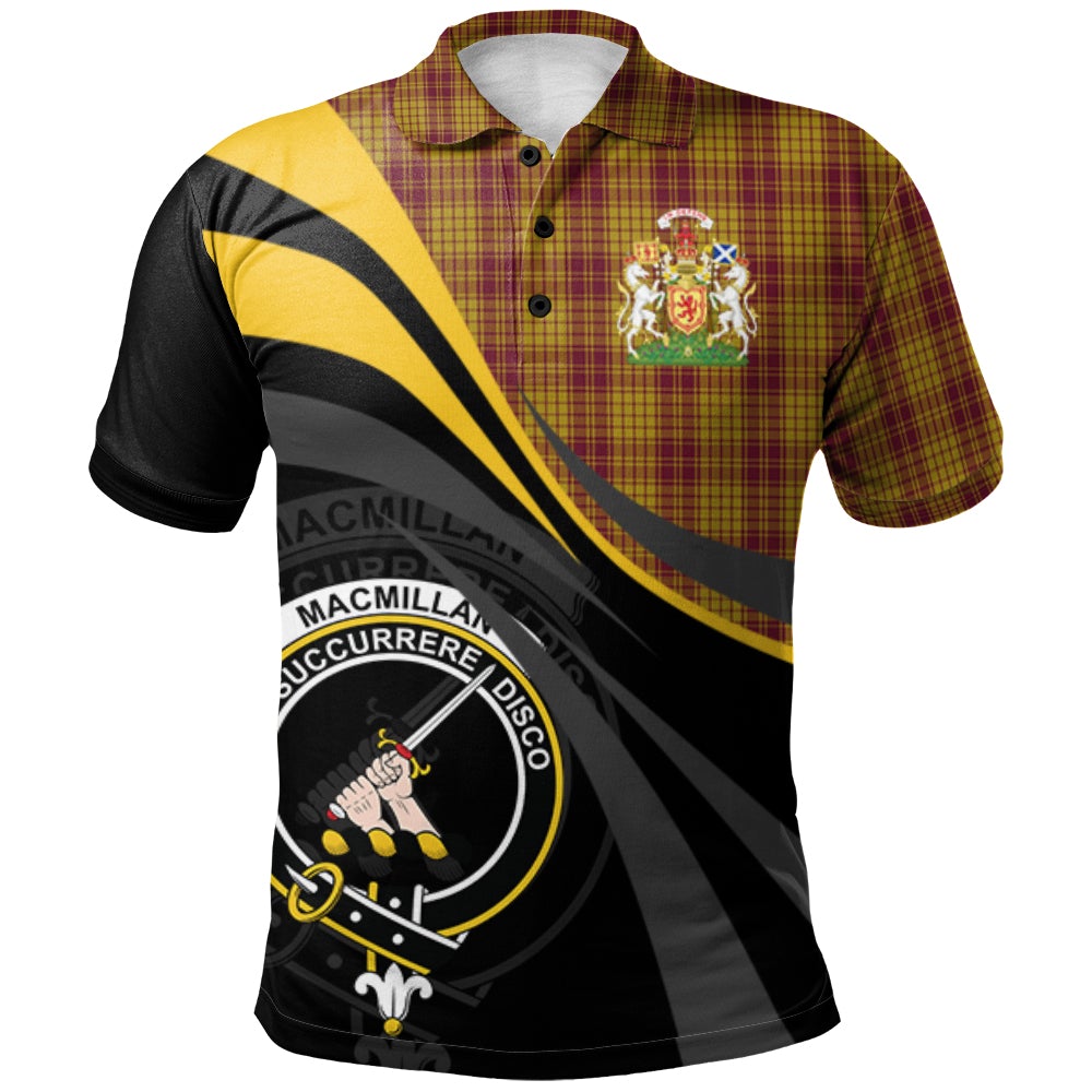 MacMillan Dress Tartan Polo Shirt - Royal Coat Of Arms Style