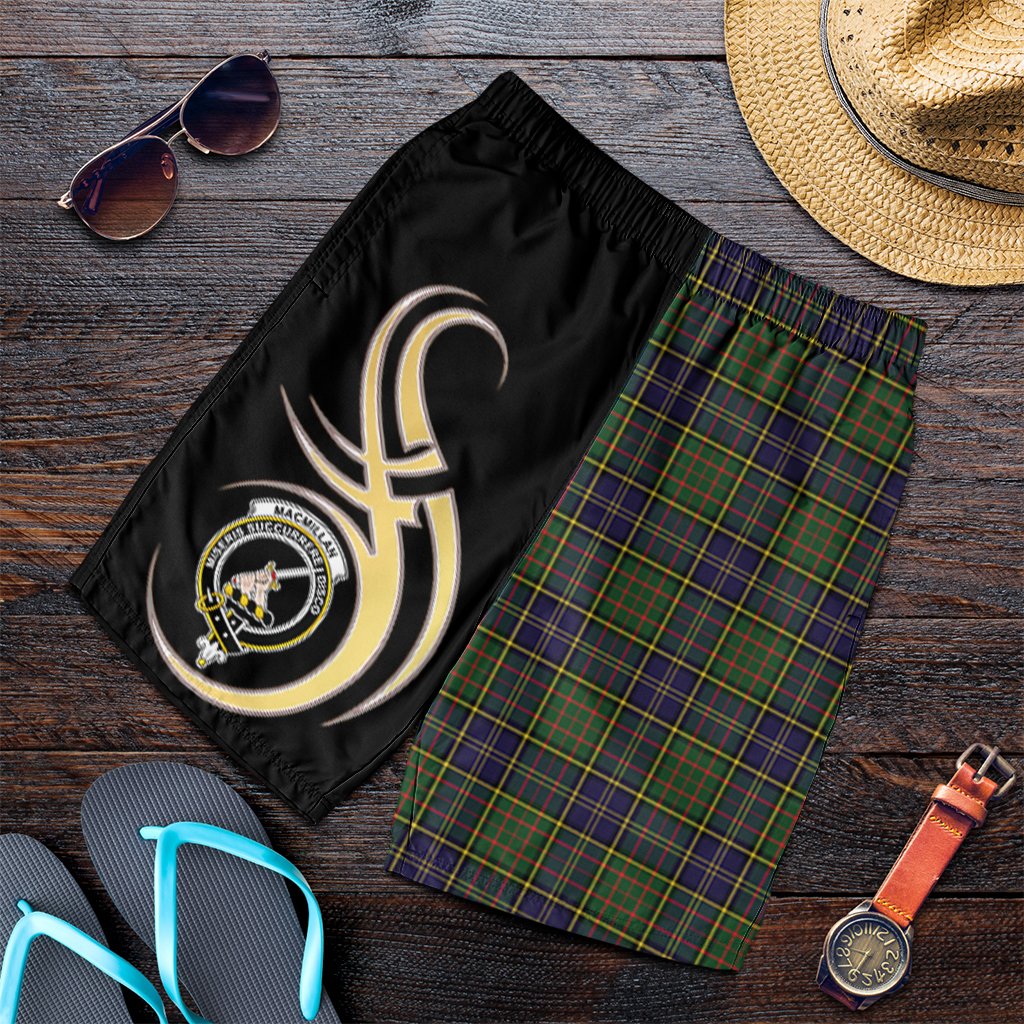 MacMillan Hunting Modern Tartan Crest Men's Short PM8