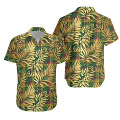 MacMillan Old Ancient Tartan Vintage Leaves Hawaiian Shirt