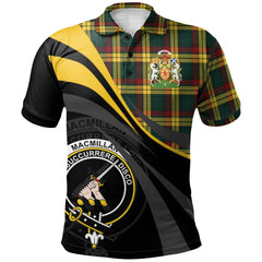 MacMillan Old Modern Tartan Polo Shirt - Royal Coat Of Arms Style