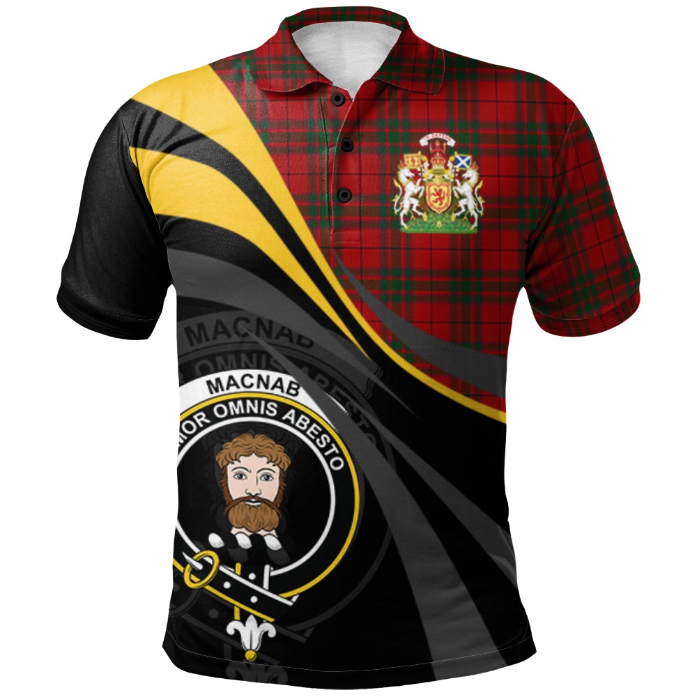 MacNab Tartan Polo Shirt - Royal Coat Of Arms Style