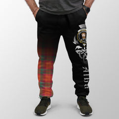 MacNab Ancient Tartan Crest Jogger Sweatpants - Alba Celtic Style