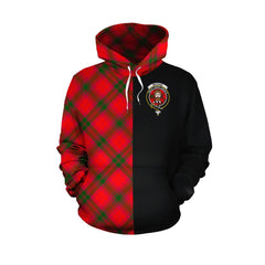MacNab Modern Tartan Hoodie Half of Me - Cross Style