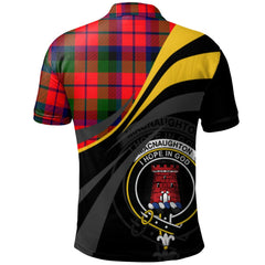 MacNaughton (MacNaughten) Tartan Polo Shirt - Royal Coat Of Arms Style