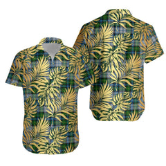 MacNeil Dress Tartan Vintage Leaves Hawaiian Shirt