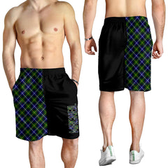MacNeil of Barra Modern Tartan Crest Men's Short - Cross Style
