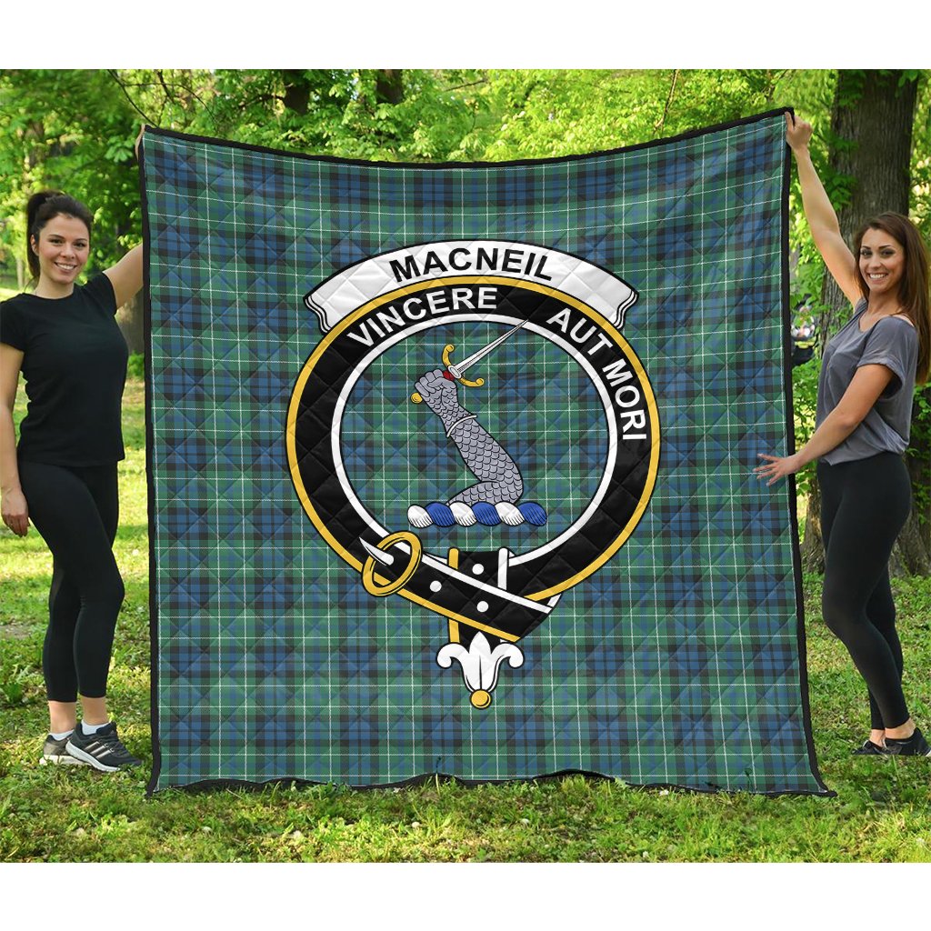 MacNeil of Colonsay Ancient Tartan Crest Quilt