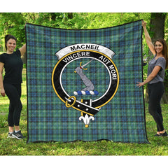MacNeil of Colonsay Ancient Tartan Crest Quilt